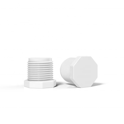 UPVC/PVC 水道管のフィッティング 衛生用プラスチック水道管のスレッドフィッティング 画像付き