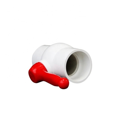 OEM ODM 3/2 PVC ボールバルブ 水媒体のソケット接続 一般用途