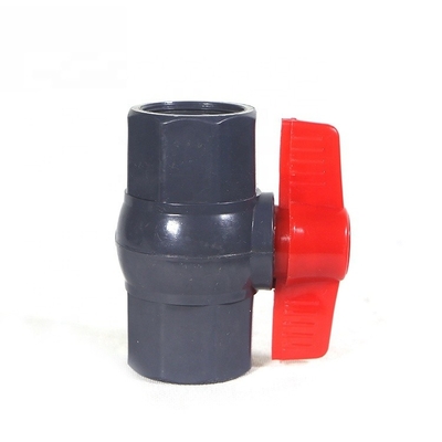 製造 PVC ボールバルブ 50mm ソケット接続付きプラスチック