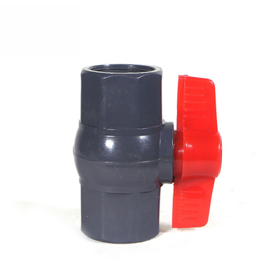 農業用ASTM/DIN/ASNZ/JIS標準ソケット接続用PVC制御ボールバルブ