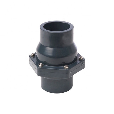 高圧井ポンプ用PPボールチェックバルブ 水道管材 1/2&quot;-4&quot; グレー色