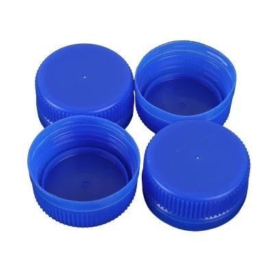 金属型 アルミニウム ピルファー・プルーフ 48mm 水やソーダのボトルのためのプラスチックネックスクリューキャップ