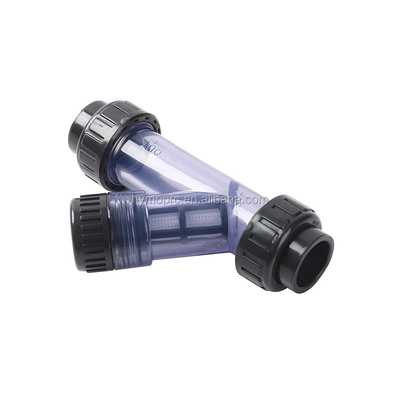透明な1インチPVCYストレインヤー 製造:ASTM/DIN/ASNZ/JIS規格