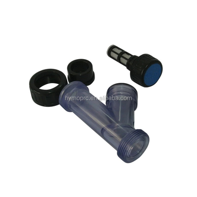 透明な1インチPVCYストレインヤー 製造:ASTM/DIN/ASNZ/JIS規格