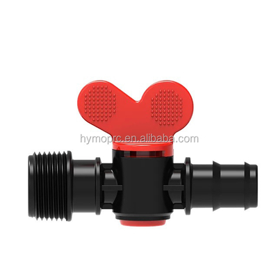 白グレー標準DIN製造 16mm 20mm 男性スレッド灌?? ミニプラスチックバルブ
