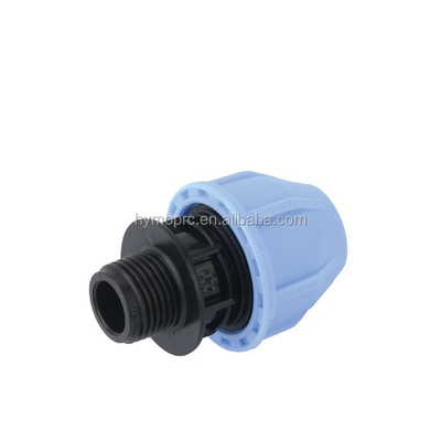 20-110MM HDPE PP圧縮フィッティング イタリア型 水道・灌水管のフィッティングのための等式結合