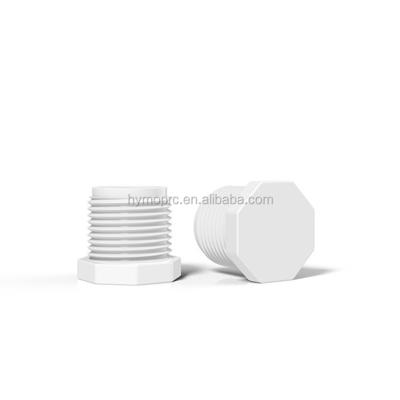 STANDARD 厚さ 製造 白色 Sch40 UPVC PVC パイプフィッティング 男性アダプター
