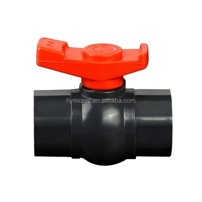 3インチ PVC ボールバルブ ボートハンドル ASTM DIN 標準 ホワイトグレー OEM はい保証