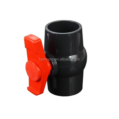 3インチ PVC ボールバルブ ボートハンドル ASTM DIN 標準 ホワイトグレー OEM はい保証