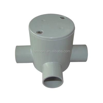 OEM 白色 プラスチック 電気用 PVC 接続ボックス NPT BSP BSPT 糸タイプ