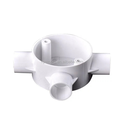OEM 白色 プラスチック 電気用 PVC 接続ボックス NPT BSP BSPT 糸タイプ
