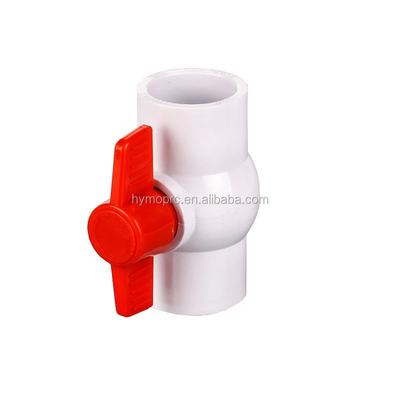 標準長 PVC オクタゴナルボールバルブ 1/2ソケットとANSIプラスチックバルブ