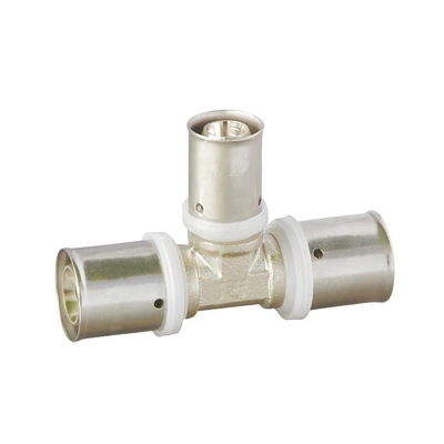 16mm 銅 PEX AL PEX 耐久性のある水道接続のためのプレスフィッティング