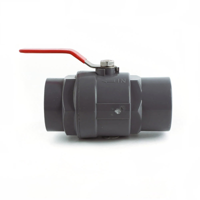 ISO/ASTM 標準 ABS ハンドル PVC 2 パーツ ボールバルブ 上海で便利