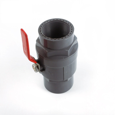ISO/ASTM 標準 ABS ハンドル PVC 2 パーツ ボールバルブ 上海で便利