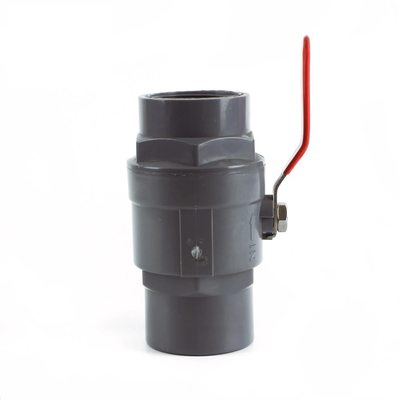 ISO/ASTM 標準 ABS ハンドル PVC 2 パーツ ボールバルブ 上海で便利
