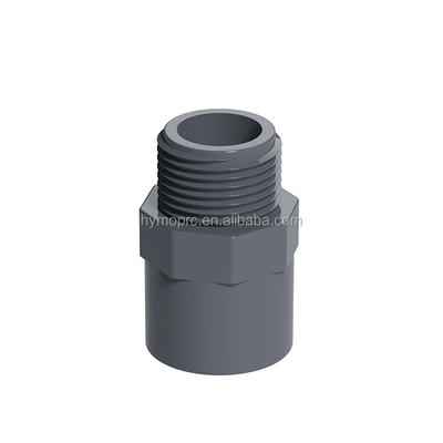 白 3/4 &quot;PVCプラスチックパイプフィッティング PN10 鋳造サービスのための配管用品