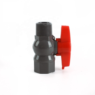OEM プラスチックPVC/UPVCボールバルブ ボールバルブカテゴリ標準長さ製造