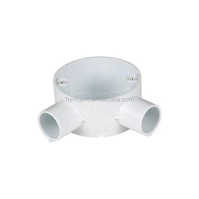 25mm 白色 PVC管とフィッティング DIN標準電気プラスチックチューブ 1/2&quot;-12&quot;サイズ