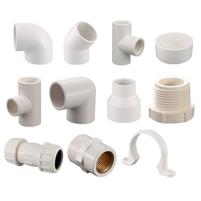 ASTM PVC 4 Way Elbow Connector Pipe Fitting for SCH40 PVC Pipe 1/2&quot;~12&quot;厚さのパイプ用