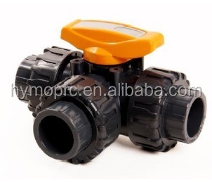 ISO 厚さ 産業用ダイバーター 3 Way PVC 2 インチ バルブ