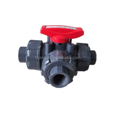 ISO 厚さ 産業用ダイバーター 3 Way PVC 2 インチ バルブ