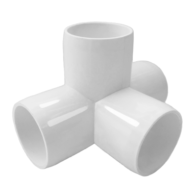 ASTM 標準 3/4 インチ 3 Way コーナーコネクタ ジョイント肘 PVC パイプフィッティング 配管