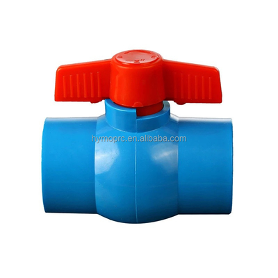 水道管材 青 1/2 PP ボールバルブ ABS ハンドルとASTM/DIN/ASNZ/JIS 標準