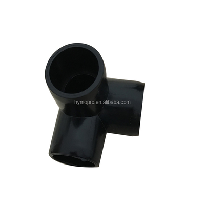 ブラックPVC3Way肘 1/2&quot;から1&quot;のパイプフィッティング オーダーメイドOEM ODM