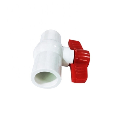OEM ODM 3/2 PVC ボールバルブ 水媒体のソケット接続 一般用途