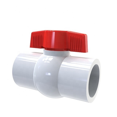 OEM ODM 3/2 PVC ボールバルブ 水媒体のソケット接続 一般用途
