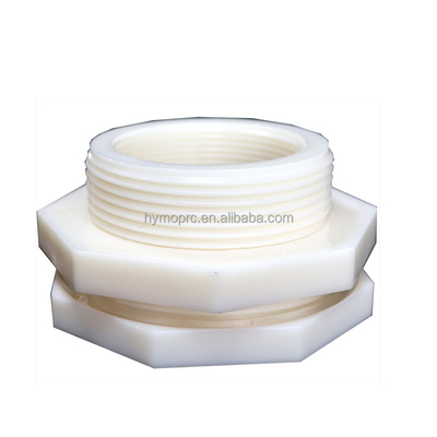 配管用 PVC フィッティング パイプコネクタ 壁面 フィッティング 螺紋端 20mm-400mm 白