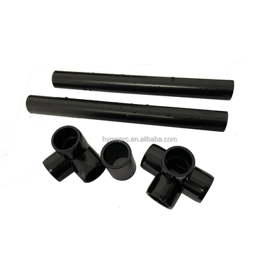 配管用PVCパイプ接続フィッティング ASTM Sch40 カスタマイズ 黒色 1/2&quot;肘