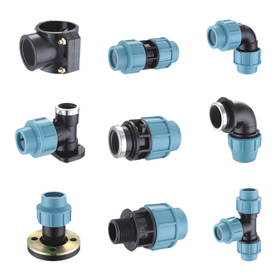 25mm 32mm PP圧縮フィッティング PN16 農業用水供給用滴滴灌輸用