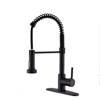 クラシック シングルハンドルステンレス鋼 キッチン水槽 セラミックバルブコアとLEDライト